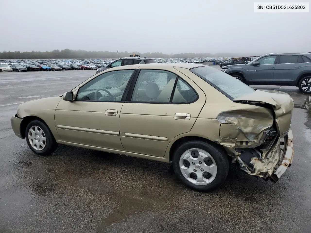 2002 Nissan Sentra Xe VIN: 3N1CB51D52L625802 Lot: 48799055