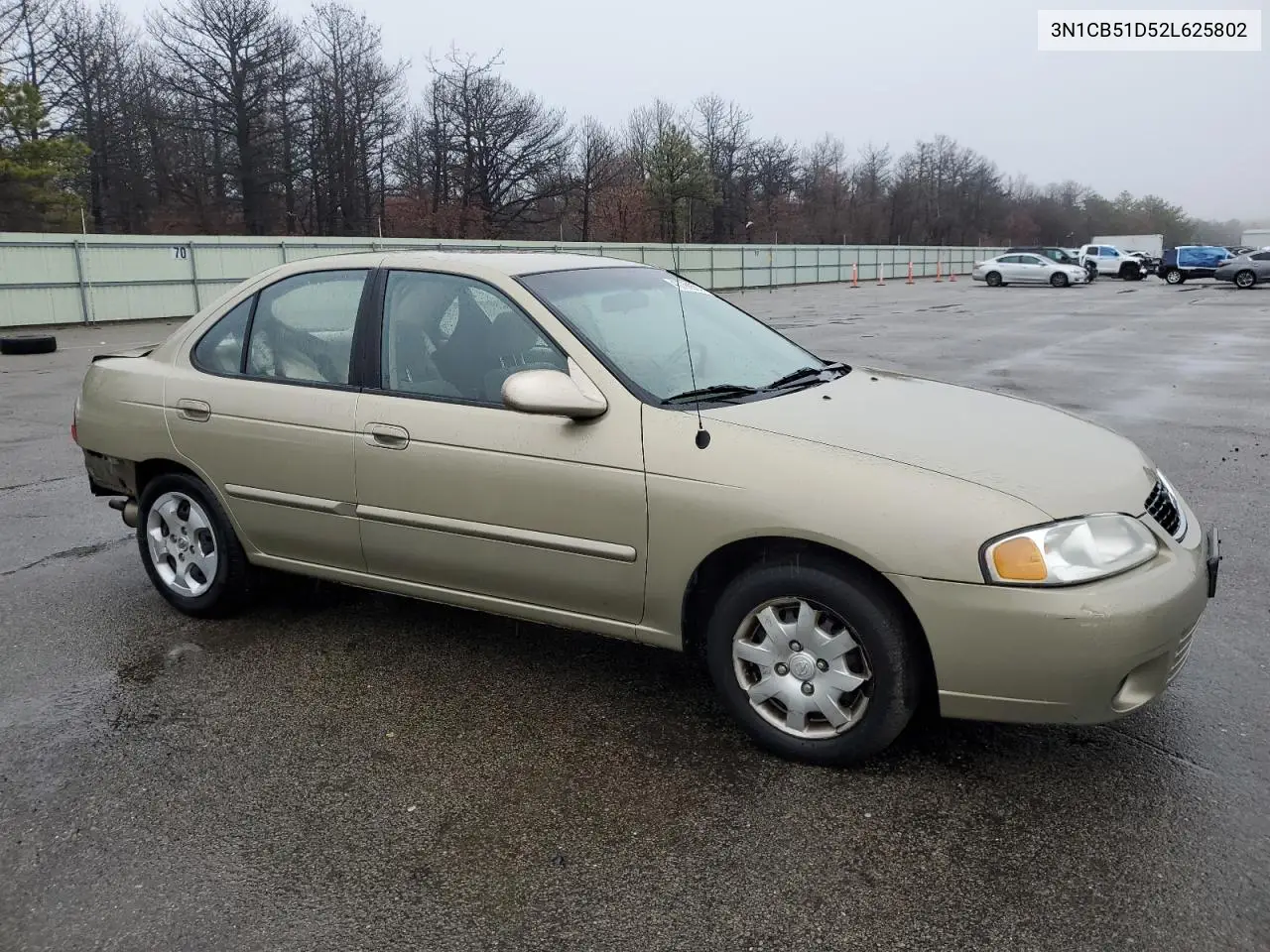 2002 Nissan Sentra Xe VIN: 3N1CB51D52L625802 Lot: 48799055