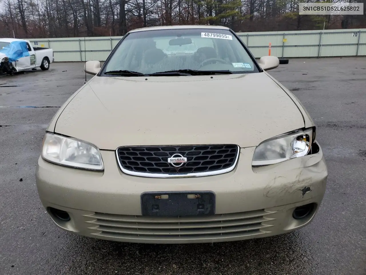 2002 Nissan Sentra Xe VIN: 3N1CB51D52L625802 Lot: 48799055