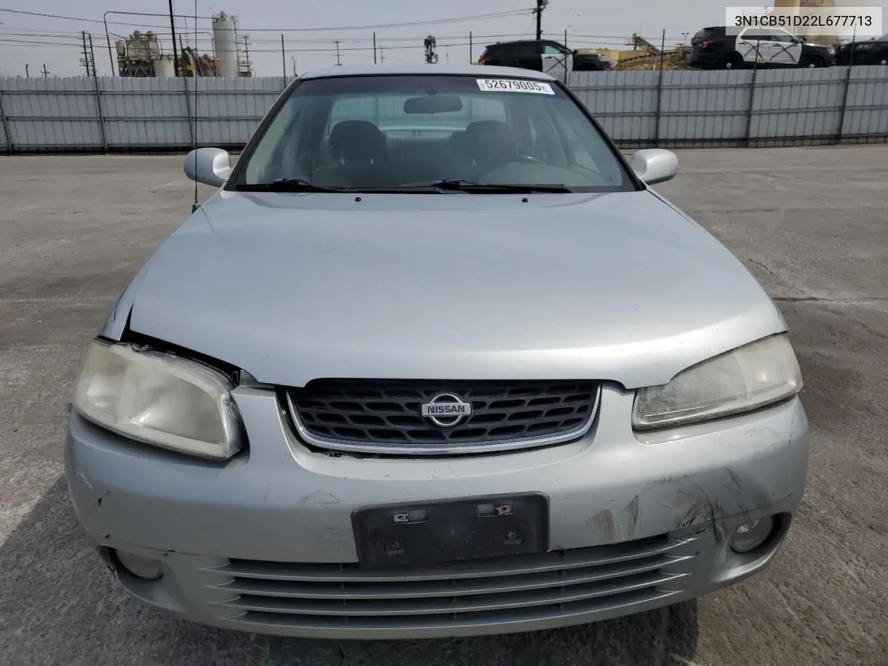 2002 Nissan Sentra Xe VIN: 3N1CB51D22L677713 Lot: 52679005