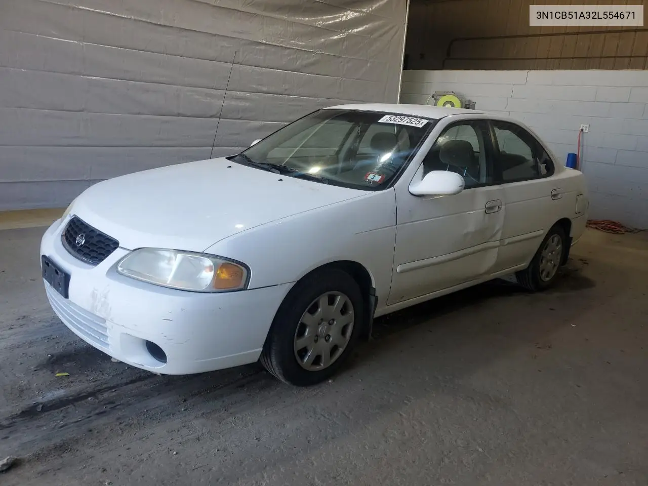 2002 Nissan Sentra Gxe VIN: 3N1CB51A32L554671 Lot: 53297525