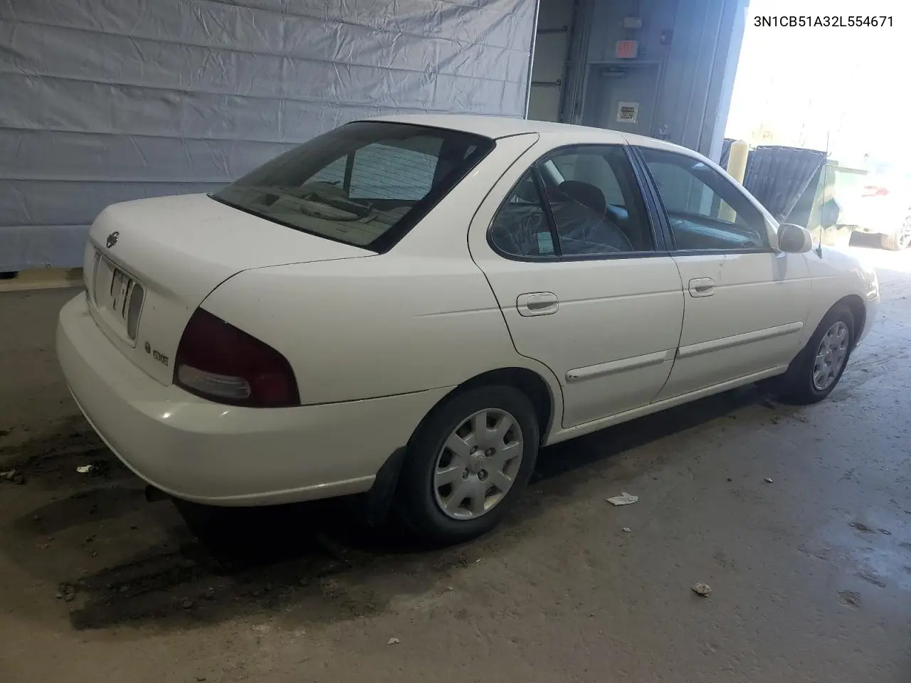 2002 Nissan Sentra Gxe VIN: 3N1CB51A32L554671 Lot: 53297525