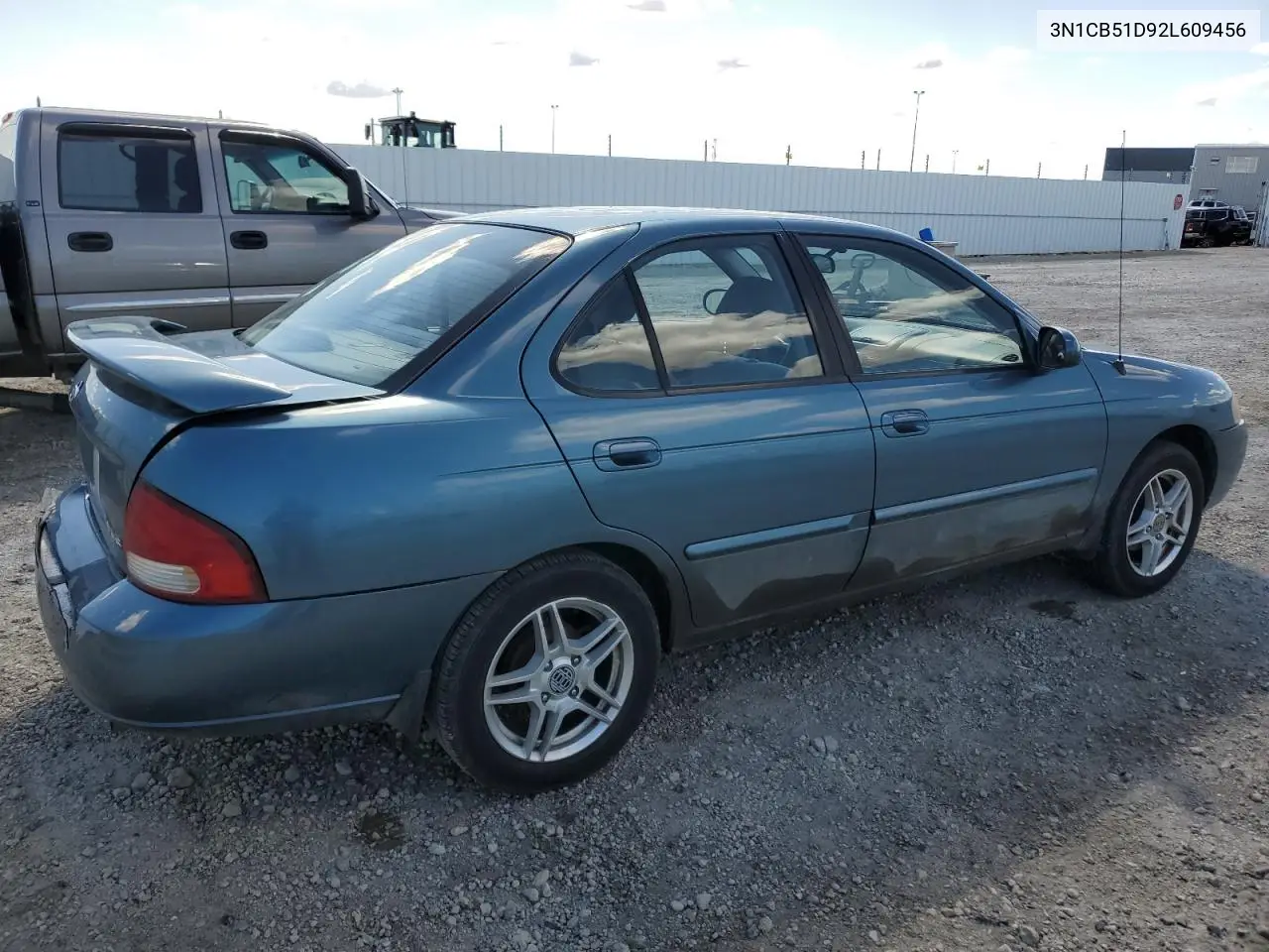2002 Nissan Sentra Xe VIN: 3N1CB51D92L609456 Lot: 54300985