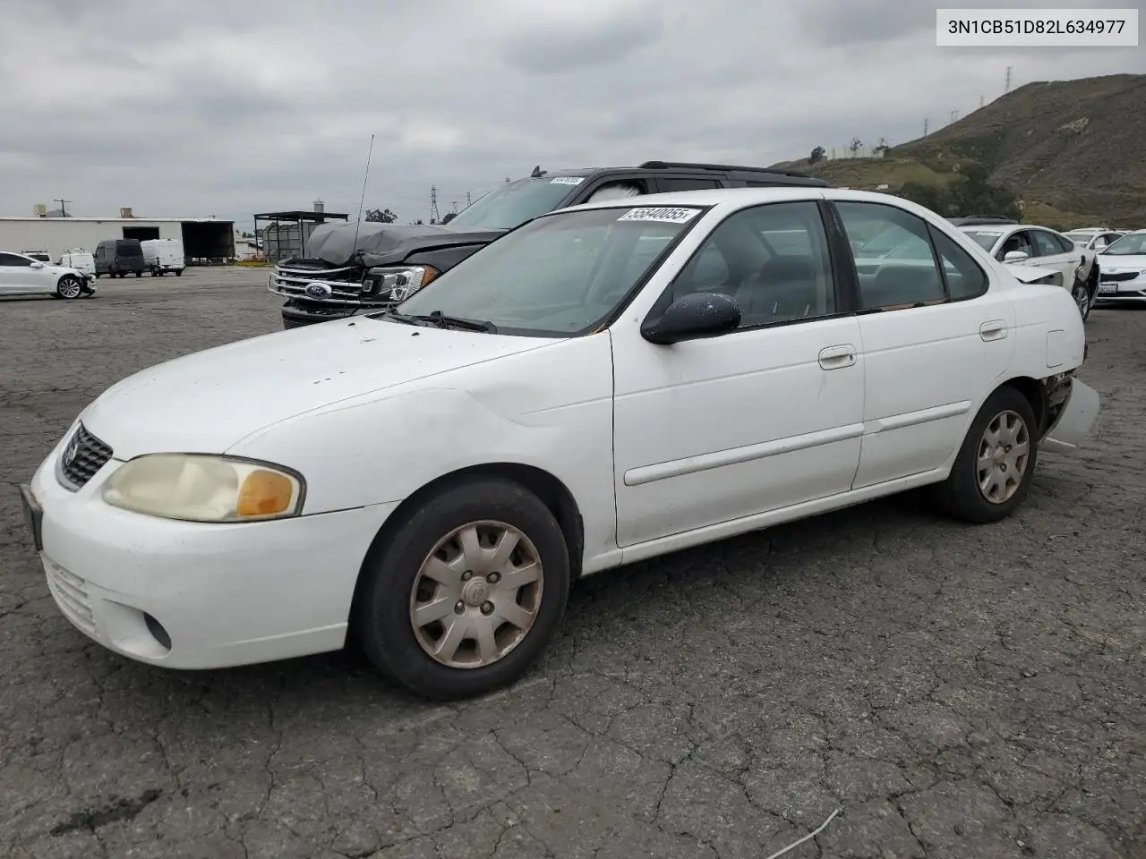 2002 Nissan Sentra Xe VIN: 3N1CB51D82L634977 Lot: 55840055