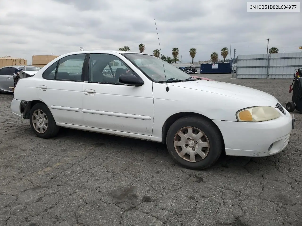 2002 Nissan Sentra Xe VIN: 3N1CB51D82L634977 Lot: 55840055