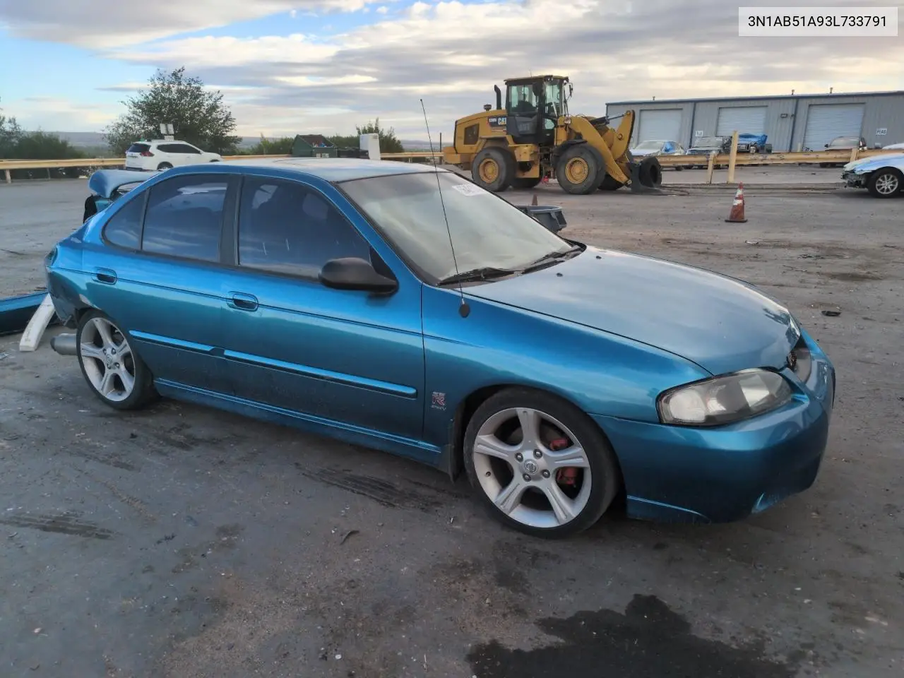 2003 Nissan Sentra Se-R Limited VIN: 3N1AB51A93L733791 Lot: 56421515