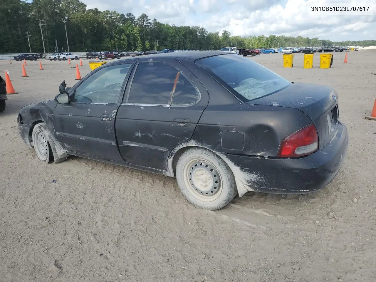 2003 Nissan Sentra Xe VIN: 3N1CB51D23L707617 Lot: 59322055