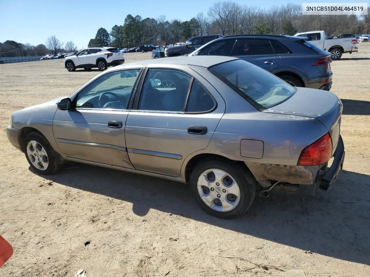 2004 Nissan Sentra 1.8 VIN: 3N1CB51D04L464519 Lot: 45372255
