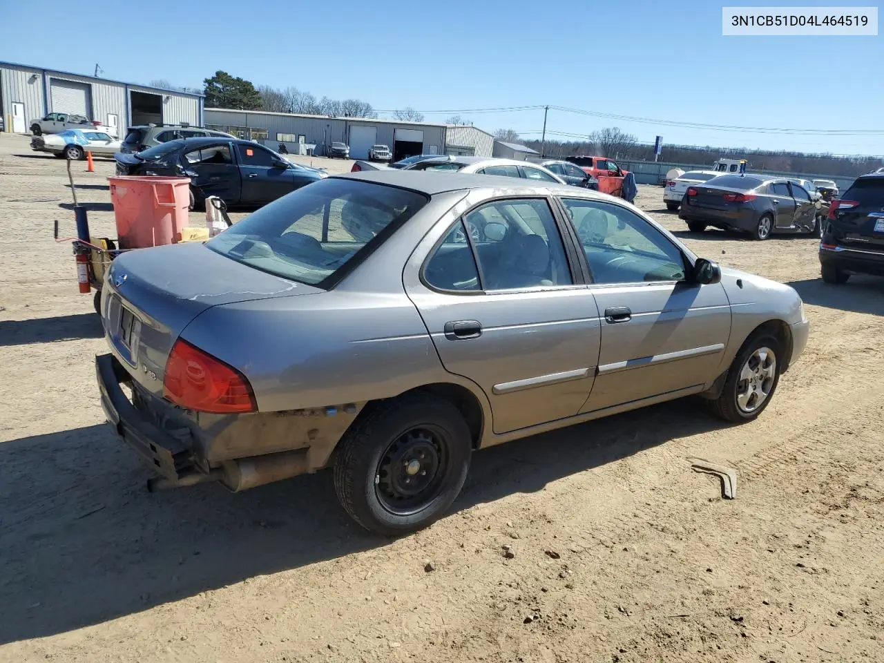 2004 Nissan Sentra 1.8 VIN: 3N1CB51D04L464519 Lot: 45372255