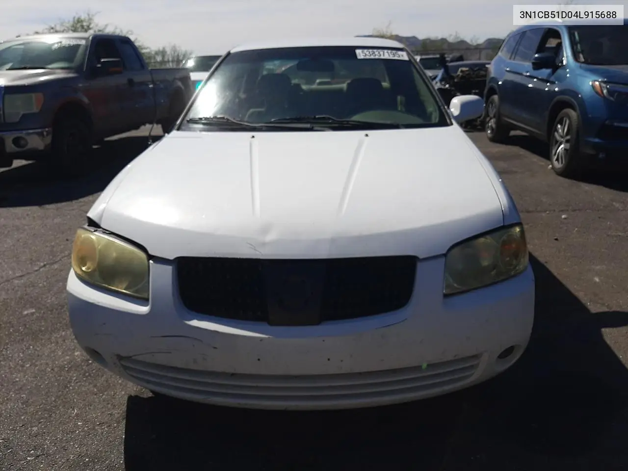 2004 Nissan Sentra 1.8 VIN: 3N1CB51D04L915688 Lot: 53837195