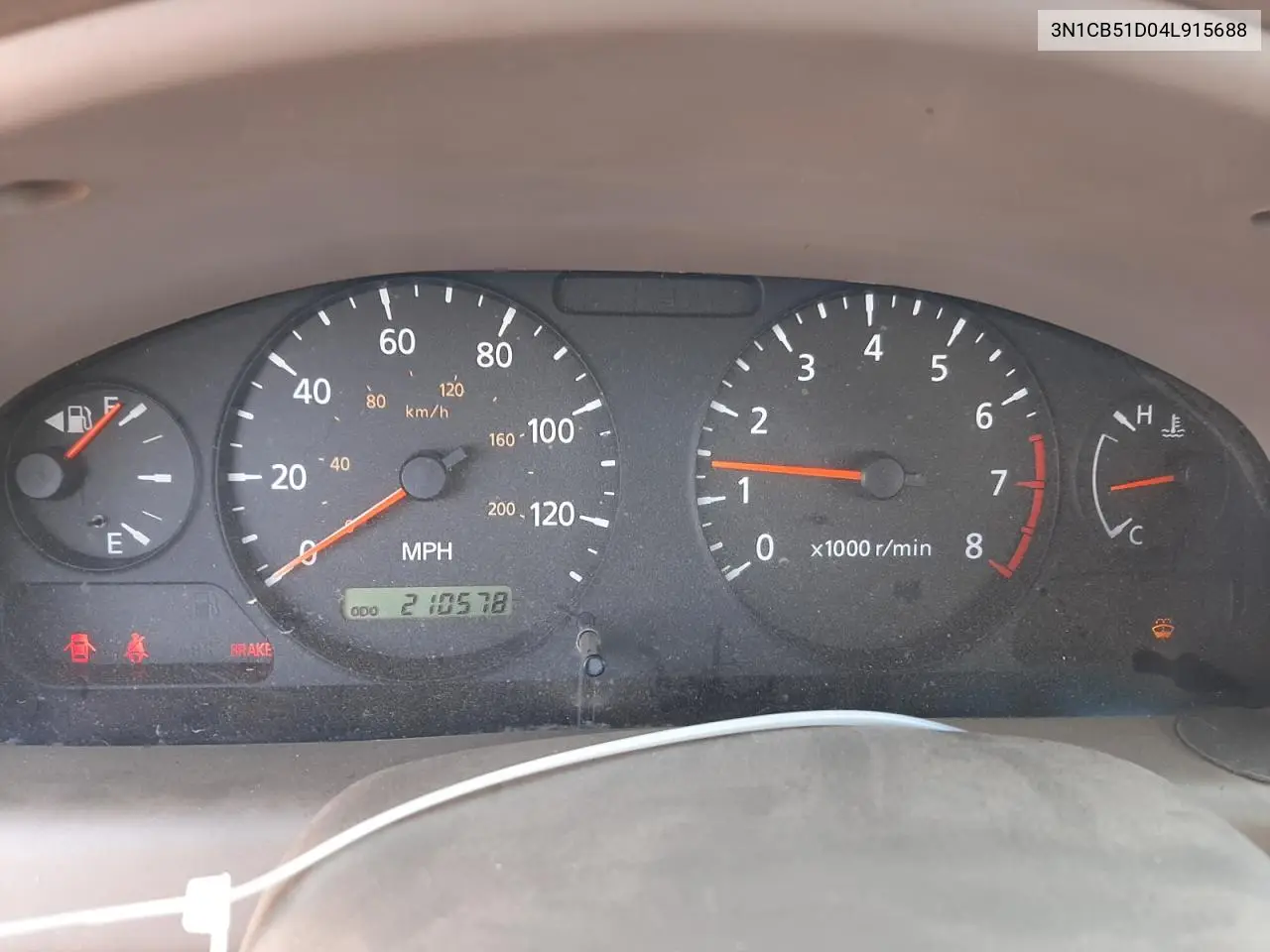 2004 Nissan Sentra 1.8 VIN: 3N1CB51D04L915688 Lot: 53837195