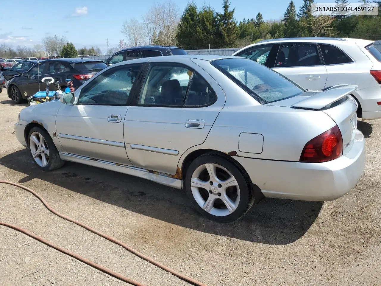 2004 Nissan Sentra Se-R Spec V VIN: 3N1AB51D34L459127 Lot: 55736745