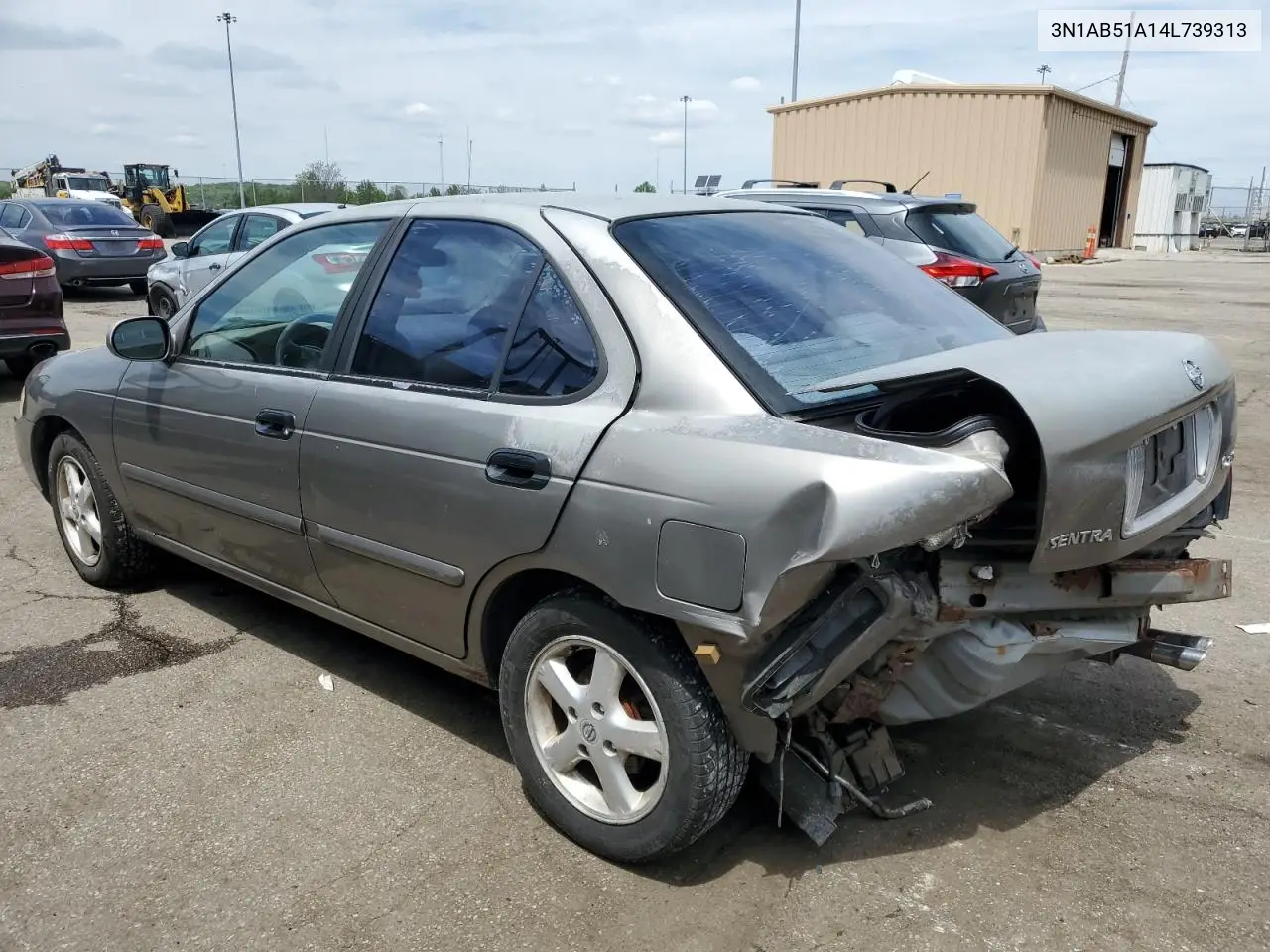 2004 Nissan Sentra 2.5S VIN: 3N1AB51A14L739313 Lot: 55931175