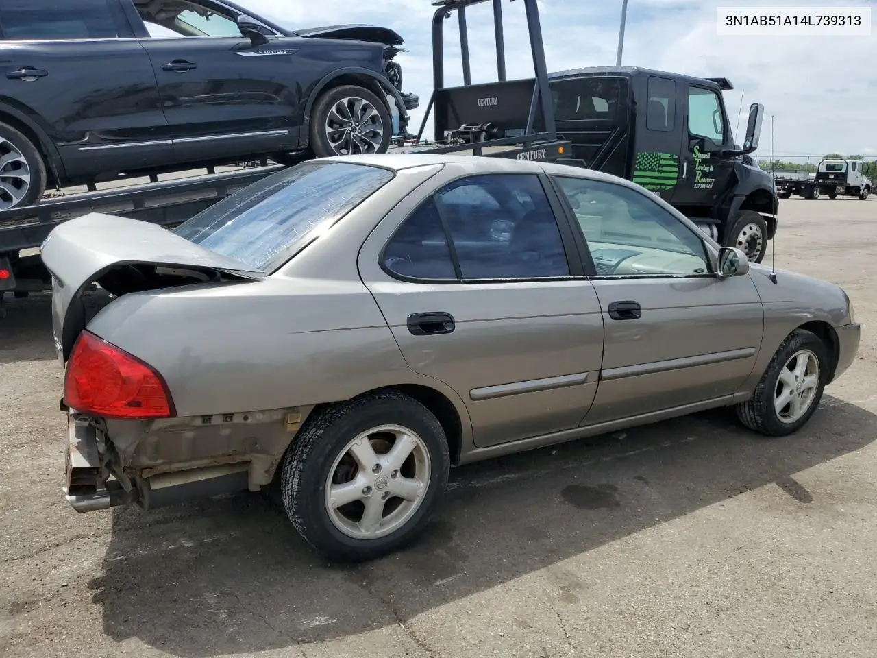 2004 Nissan Sentra 2.5S VIN: 3N1AB51A14L739313 Lot: 55931175