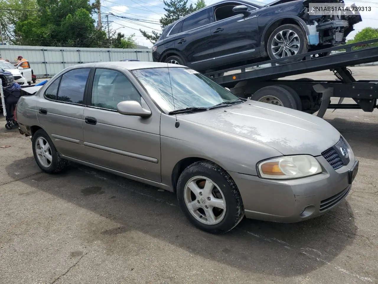 2004 Nissan Sentra 2.5S VIN: 3N1AB51A14L739313 Lot: 55931175