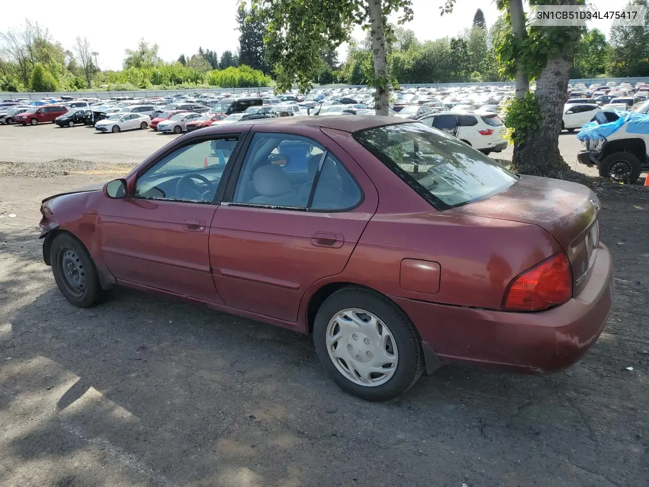 2004 Nissan Sentra 1.8 VIN: 3N1CB51D34L475417 Lot: 56534395