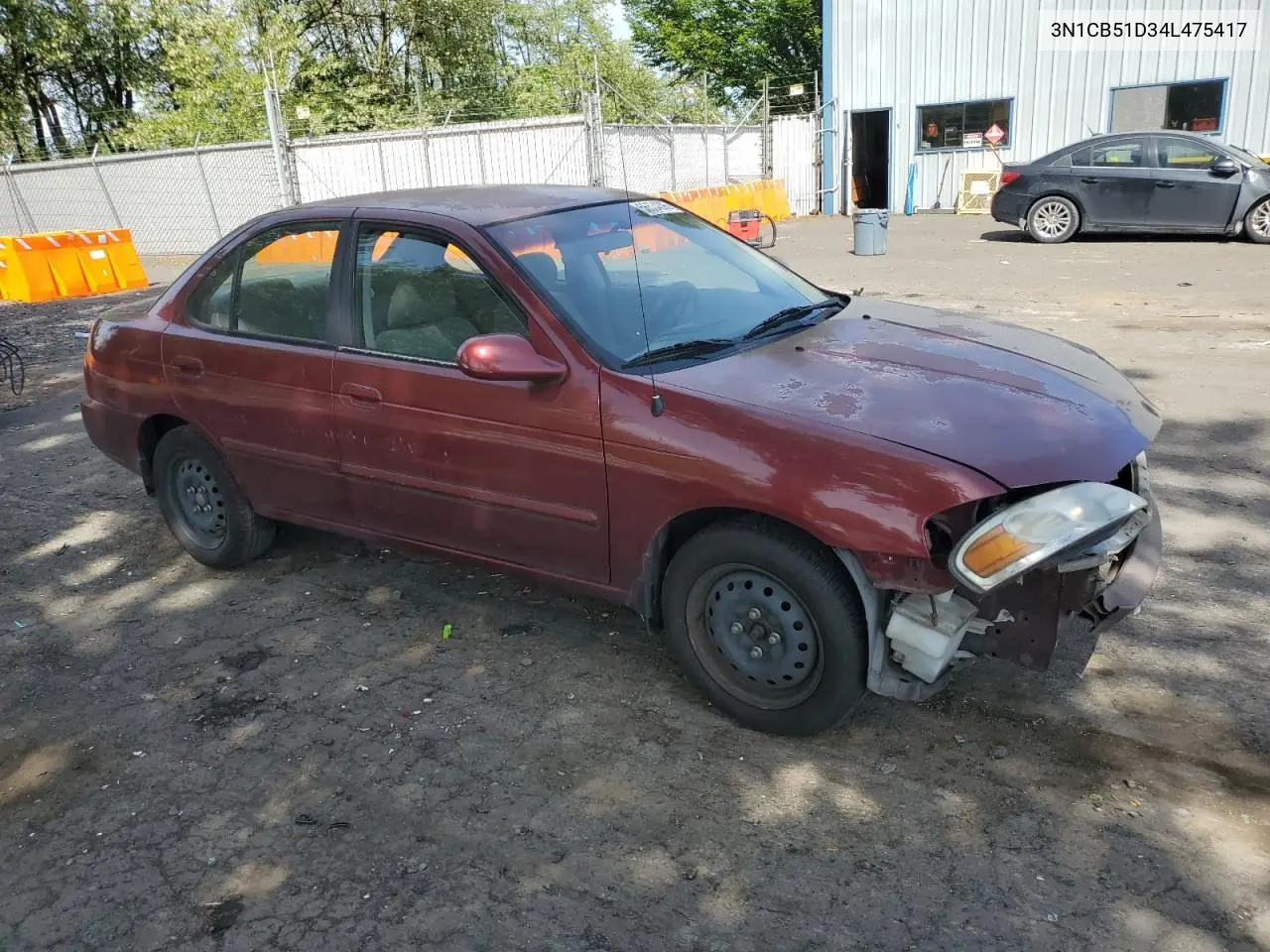 2004 Nissan Sentra 1.8 VIN: 3N1CB51D34L475417 Lot: 56534395