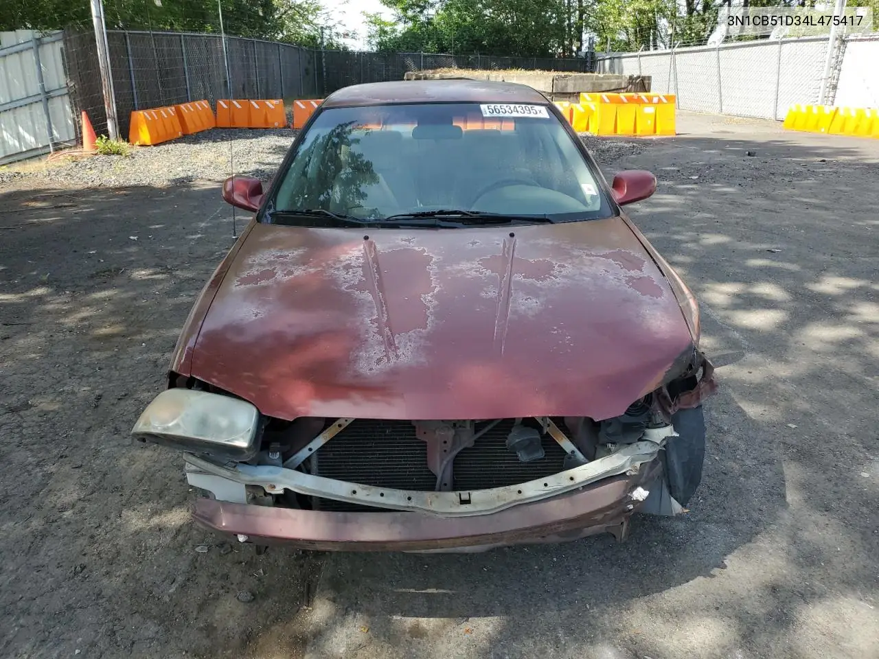 2004 Nissan Sentra 1.8 VIN: 3N1CB51D34L475417 Lot: 56534395