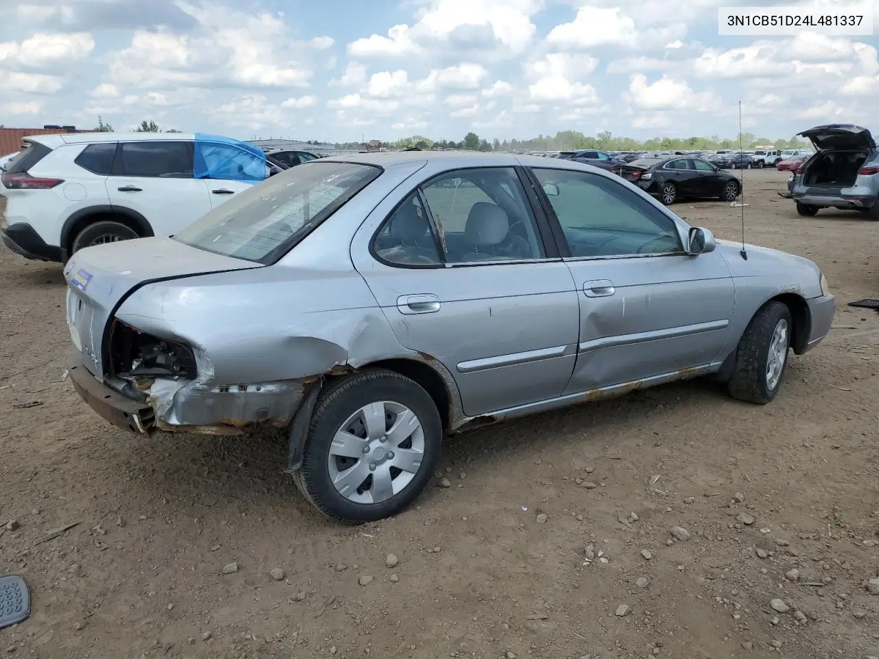 2004 Nissan Sentra 1.8 VIN: 3N1CB51D24L481337 Lot: 56649905