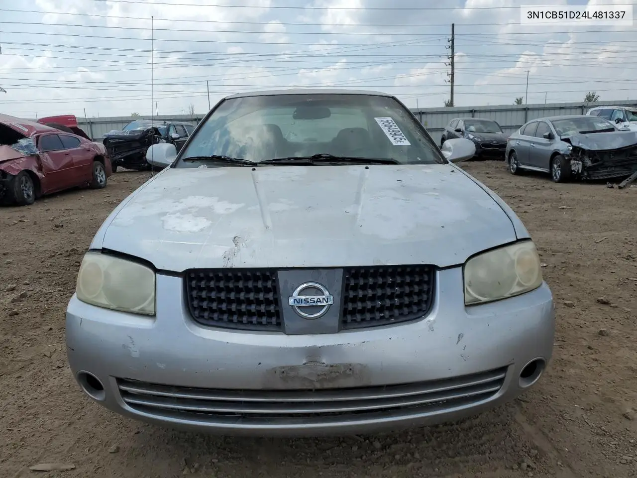 2004 Nissan Sentra 1.8 VIN: 3N1CB51D24L481337 Lot: 56649905