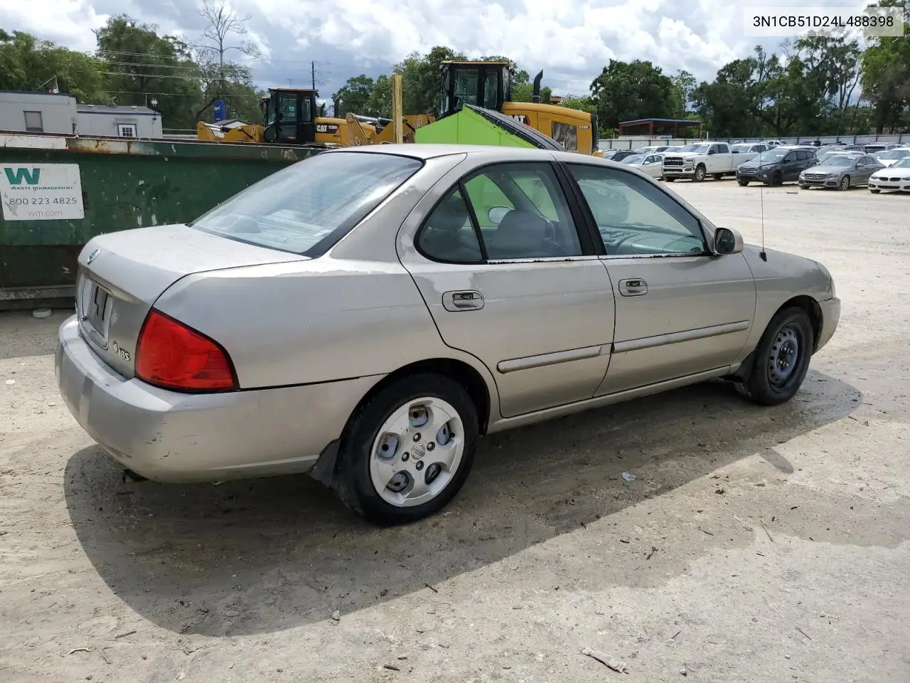 2004 Nissan Sentra 1.8 VIN: 3N1CB51D24L488398 Lot: 59365975
