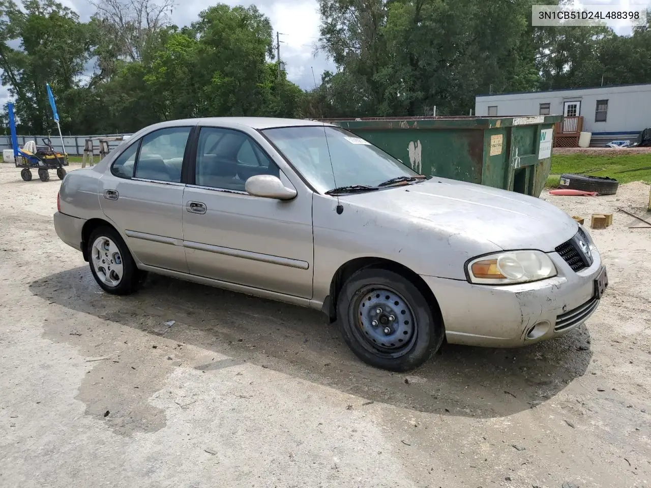 2004 Nissan Sentra 1.8 VIN: 3N1CB51D24L488398 Lot: 59365975