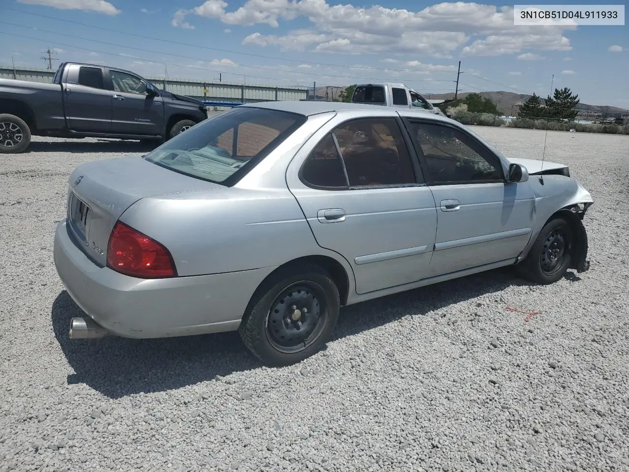 2004 Nissan Sentra 1.8 VIN: 3N1CB51D04L911933 Lot: 61857675