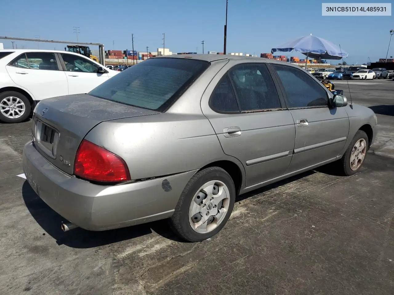 2004 Nissan Sentra 1.8 VIN: 3N1CB51D14L485931 Lot: 62018305