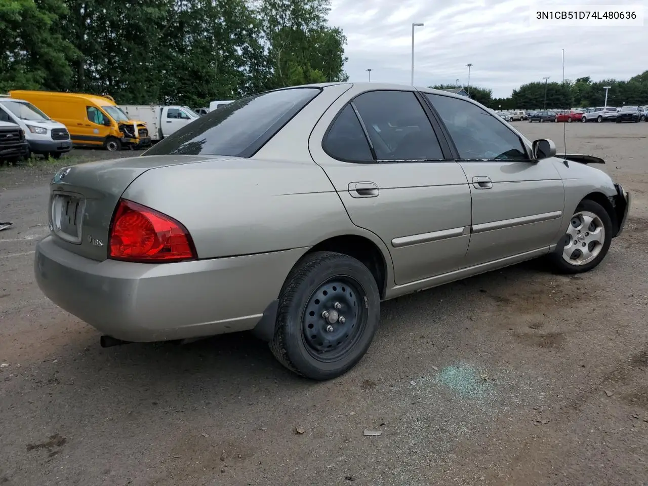 2004 Nissan Sentra 1.8 VIN: 3N1CB51D74L480636 Lot: 62811075
