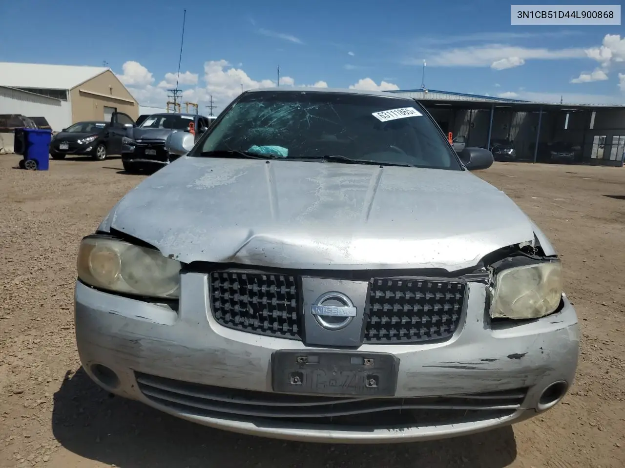2004 Nissan Sentra 1.8 VIN: 3N1CB51D44L900868 Lot: 63111865