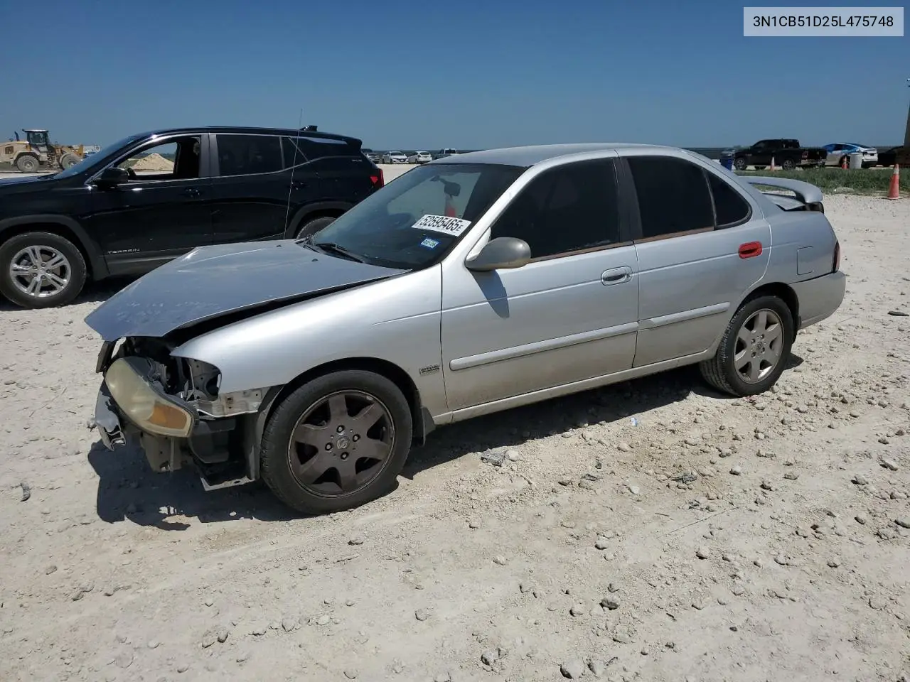 2005 Nissan Sentra 1.8 VIN: 3N1CB51D25L475748 Lot: 52595465