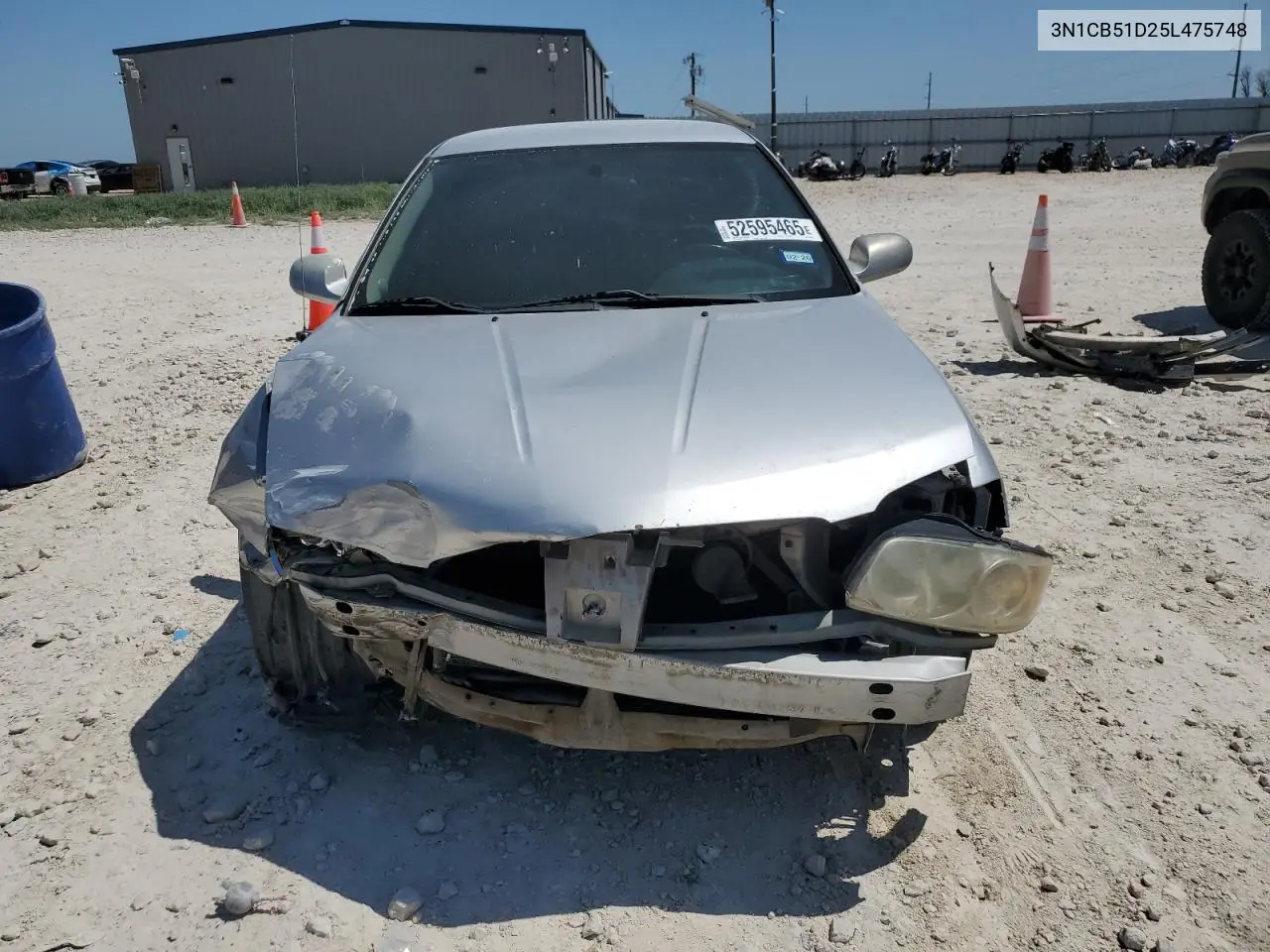 2005 Nissan Sentra 1.8 VIN: 3N1CB51D25L475748 Lot: 52595465