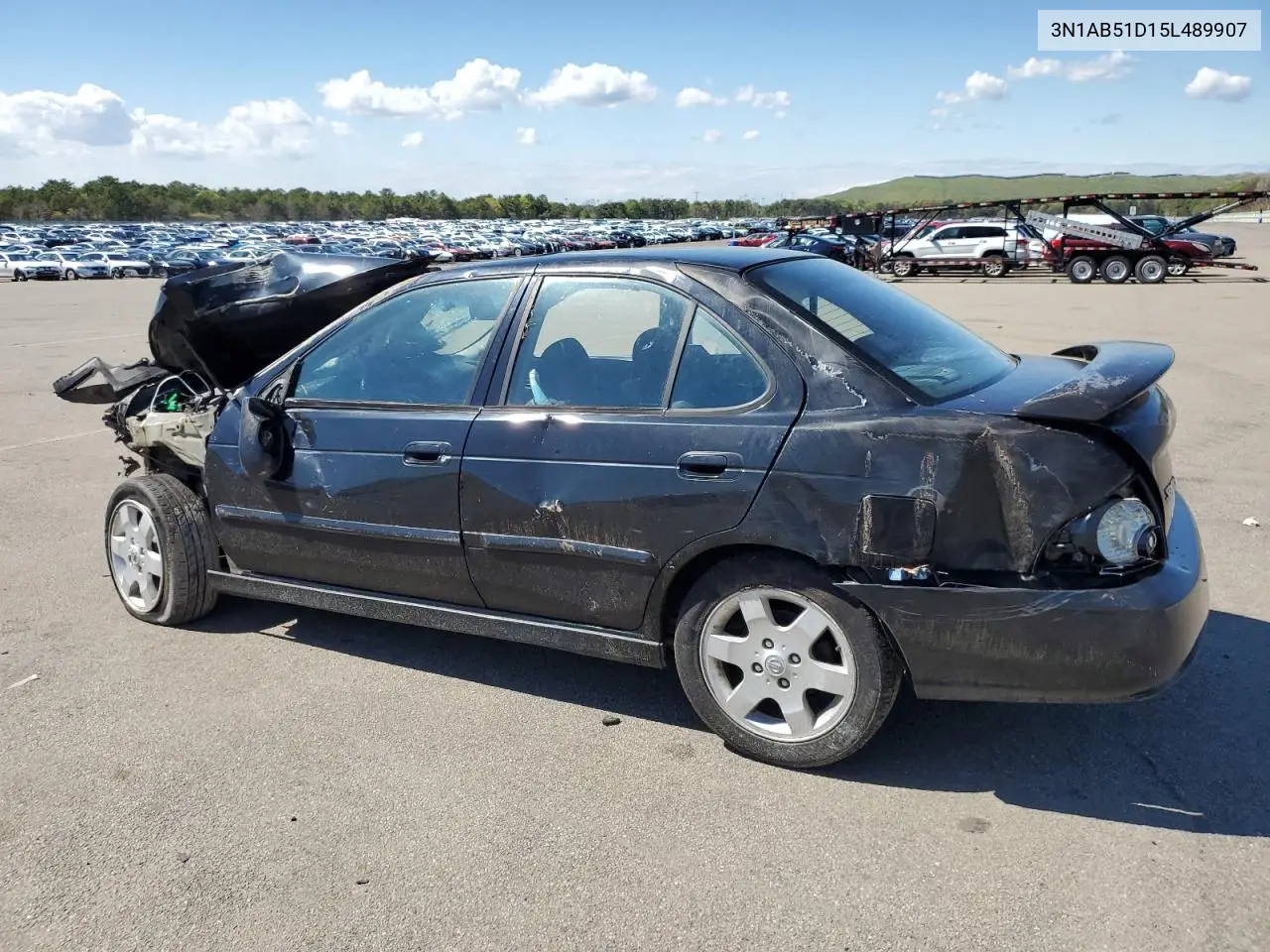 2005 Nissan Sentra Se-R Spec V VIN: 3N1AB51D15L489907 Lot: 56119035