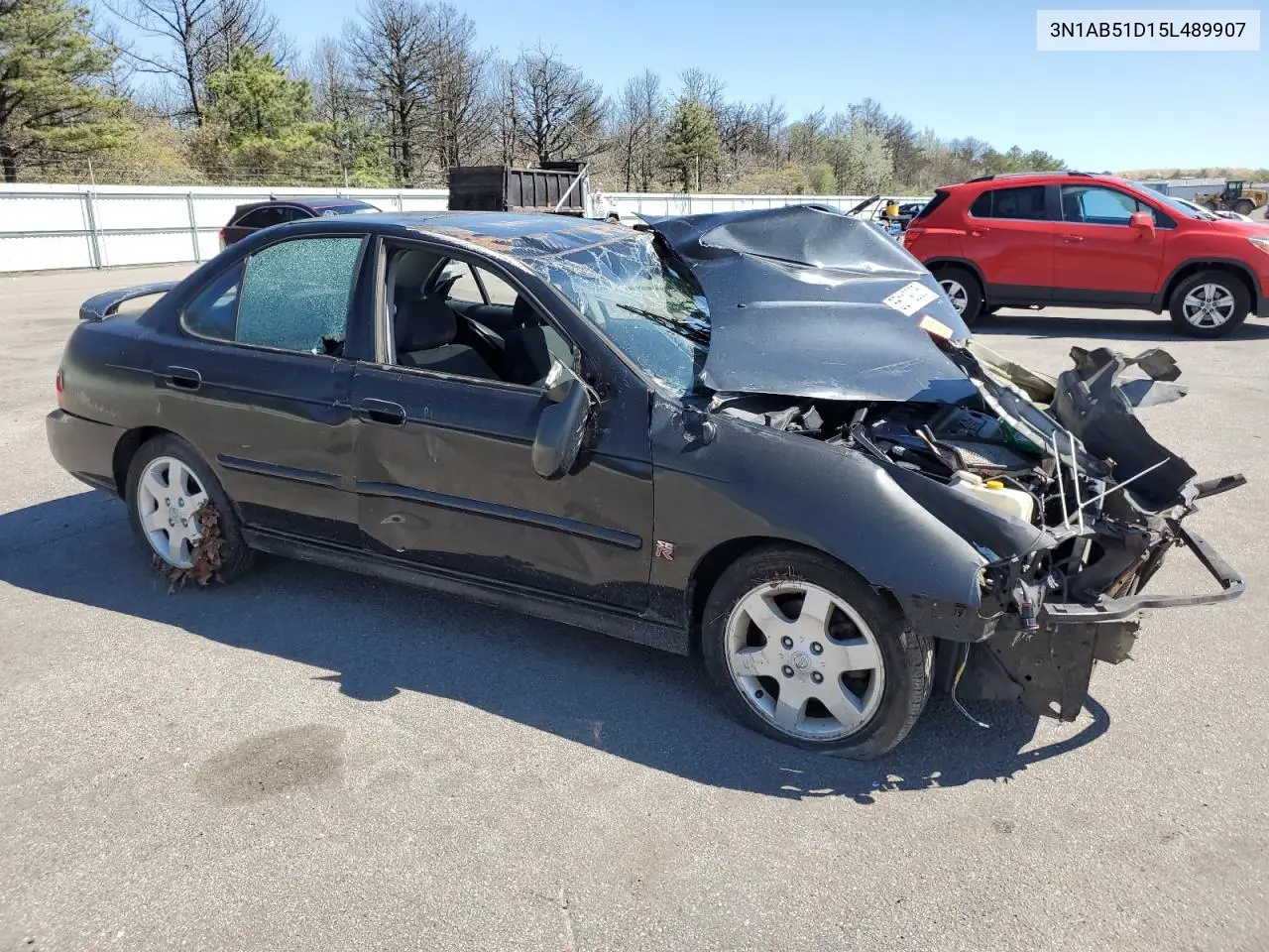 2005 Nissan Sentra Se-R Spec V VIN: 3N1AB51D15L489907 Lot: 56119035