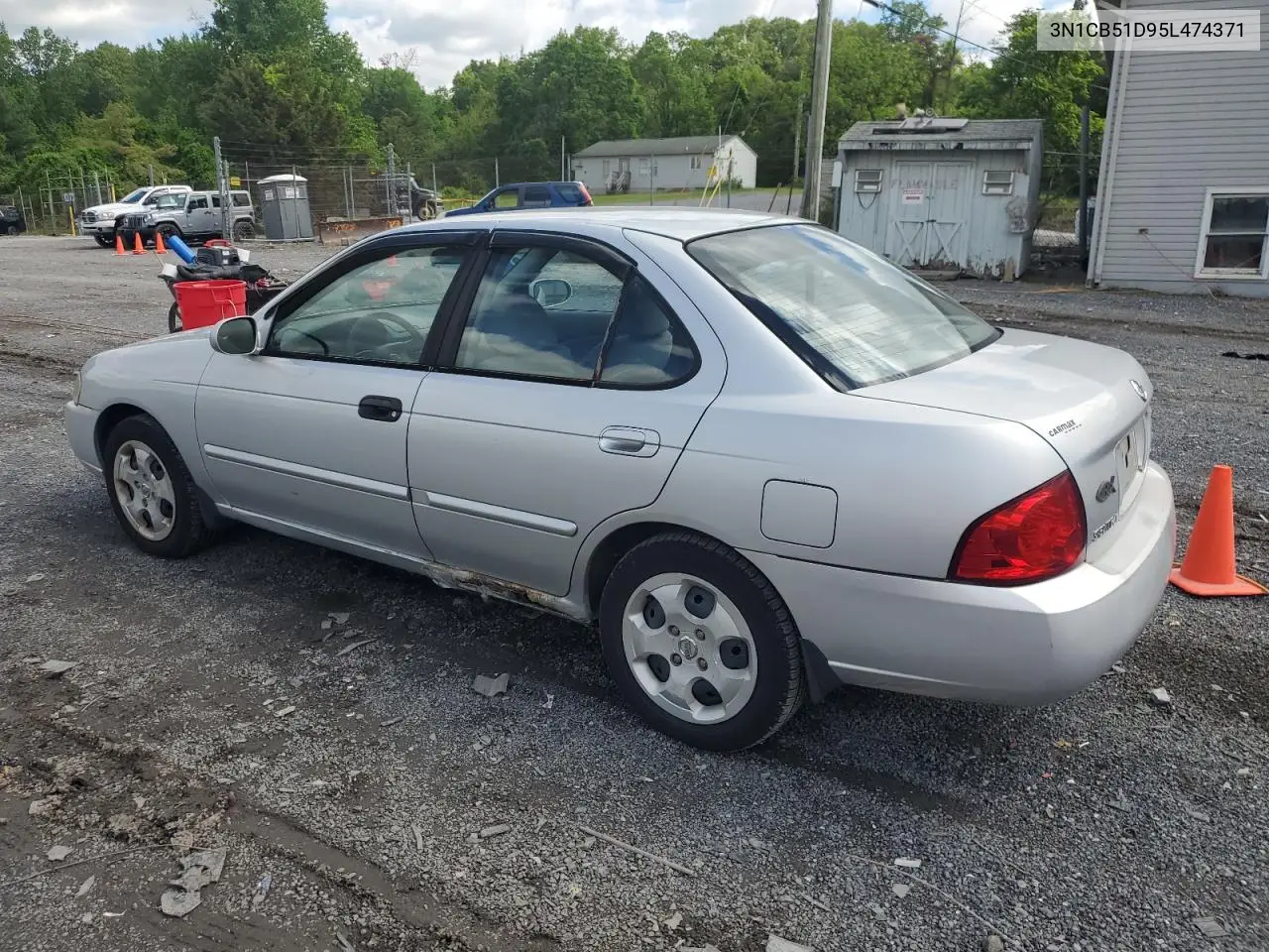 2005 Nissan Sentra 1.8 VIN: 3N1CB51D95L474371 Lot: 56182935