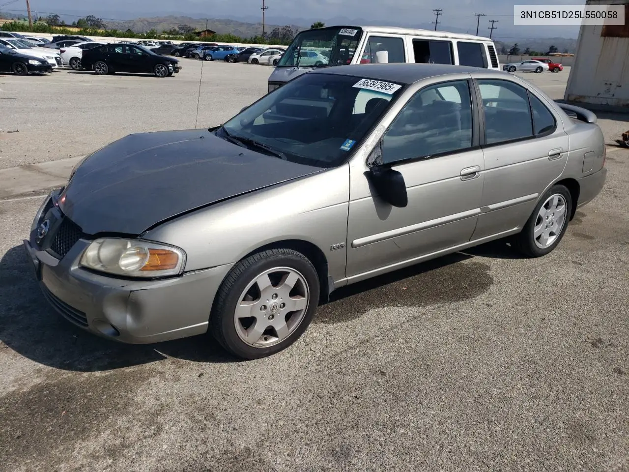2005 Nissan Sentra 1.8 VIN: 3N1CB51D25L550058 Lot: 56397985
