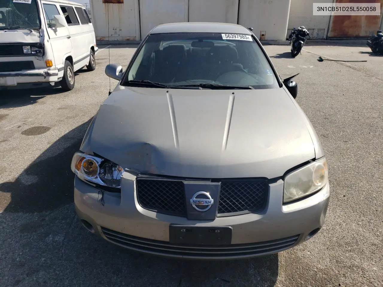2005 Nissan Sentra 1.8 VIN: 3N1CB51D25L550058 Lot: 56397985