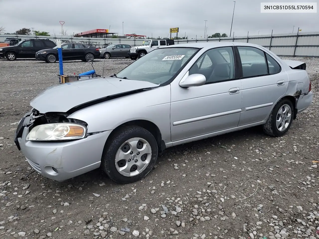 2005 Nissan Sentra 1.8 VIN: 3N1CB51D55L570594 Lot: 56485595