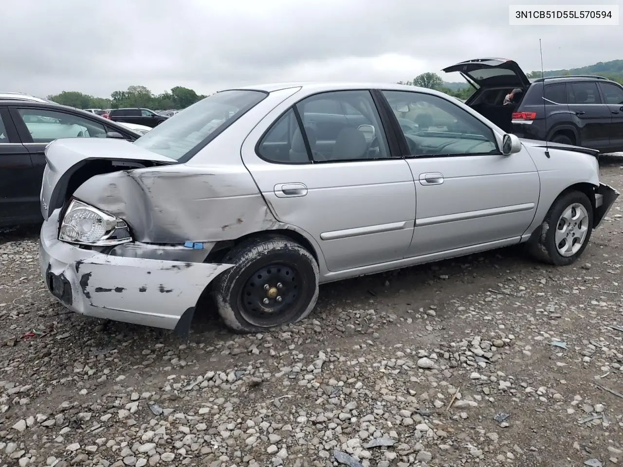2005 Nissan Sentra 1.8 VIN: 3N1CB51D55L570594 Lot: 56485595