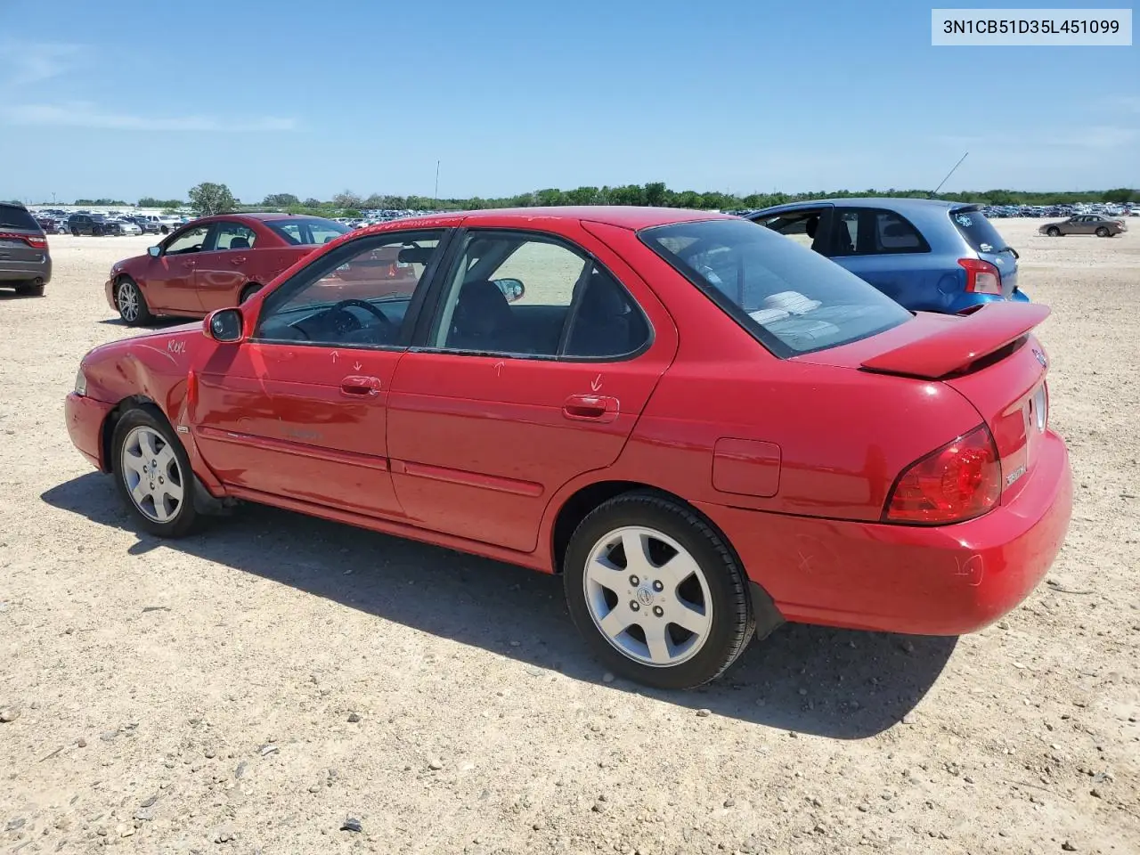 2005 Nissan Sentra 1.8 VIN: 3N1CB51D35L451099 Lot: 56515025
