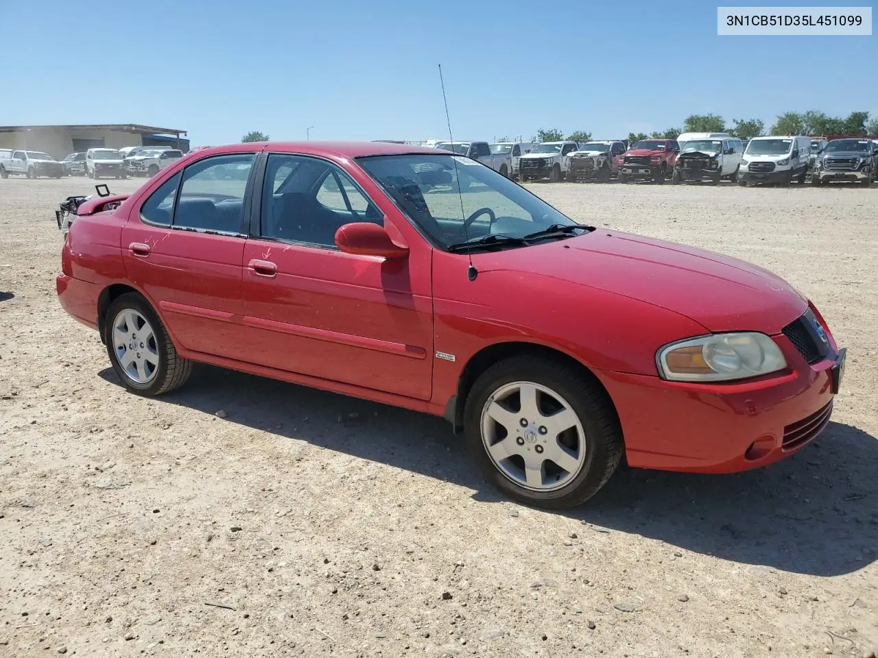 2005 Nissan Sentra 1.8 VIN: 3N1CB51D35L451099 Lot: 56515025
