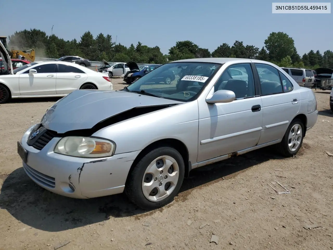2005 Nissan Sentra 1.8 VIN: 3N1CB51D55L459415 Lot: 60338185