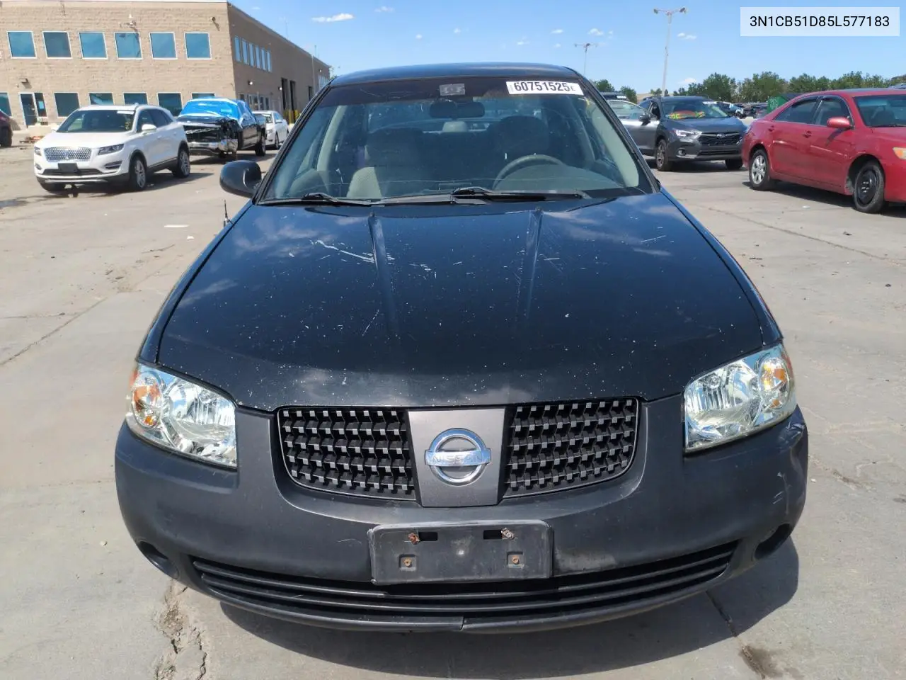 2005 Nissan Sentra 1.8 VIN: 3N1CB51D85L577183 Lot: 60751525