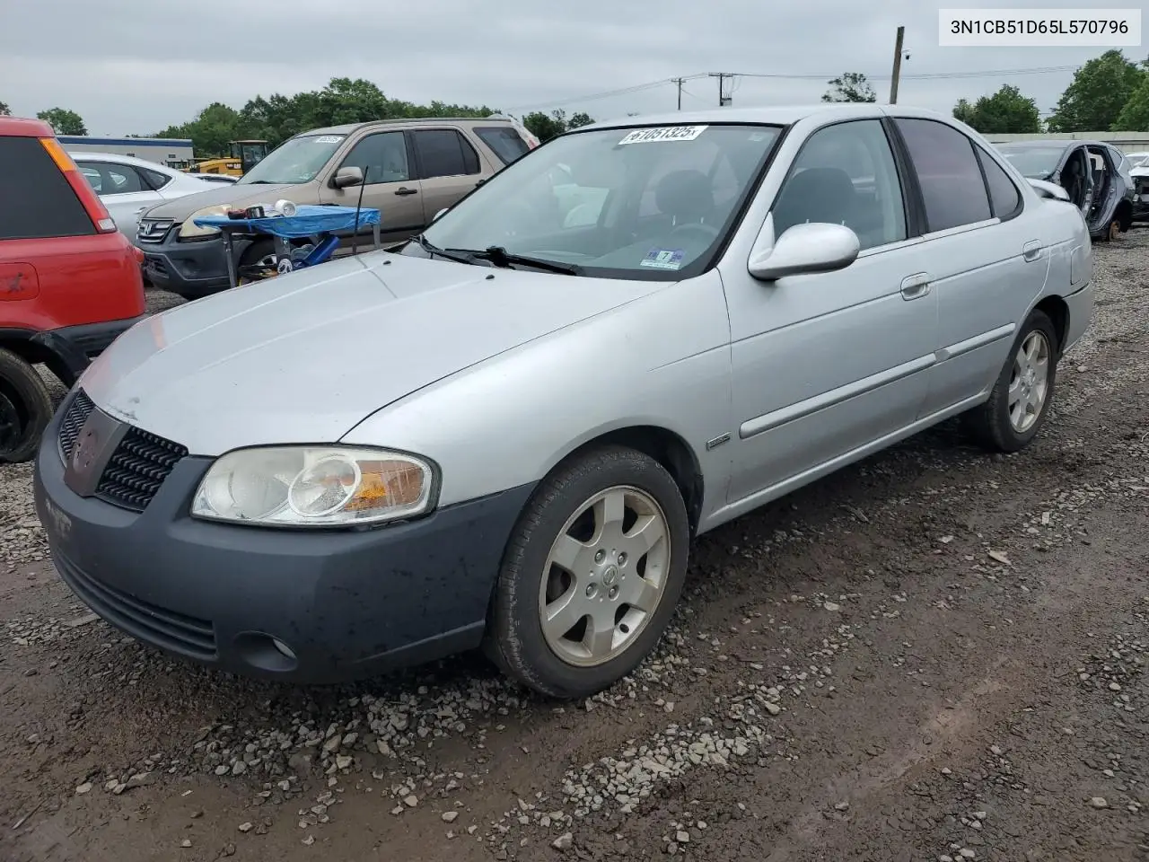 2005 Nissan Sentra 1.8 VIN: 3N1CB51D65L570796 Lot: 61051325