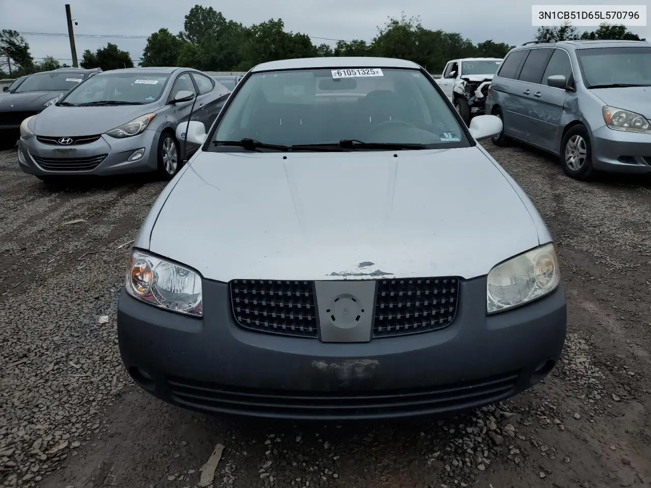 2005 Nissan Sentra 1.8 VIN: 3N1CB51D65L570796 Lot: 61051325