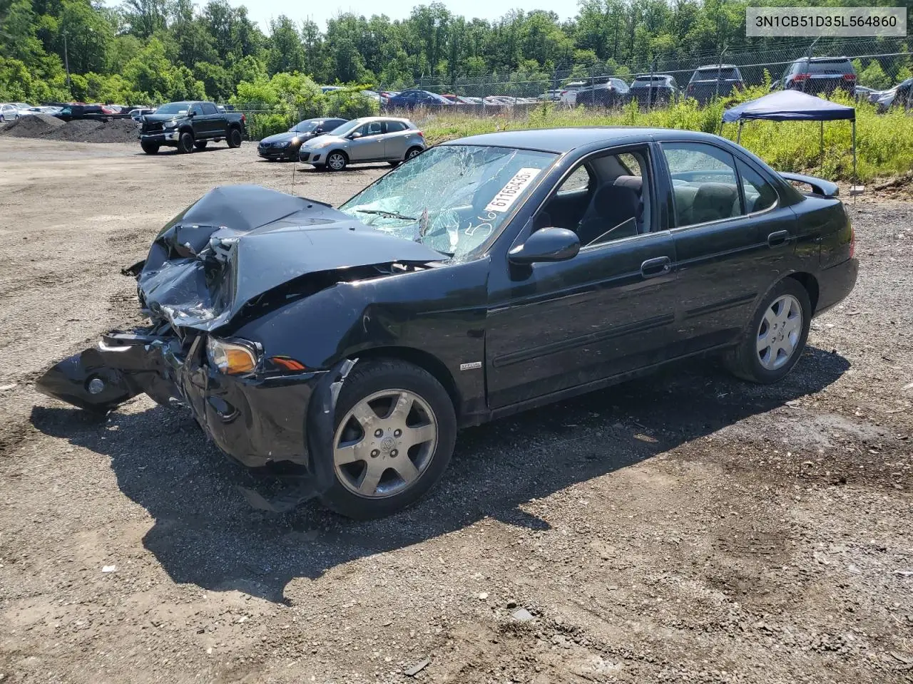 2005 Nissan Sentra 1.8 VIN: 3N1CB51D35L564860 Lot: 61165435