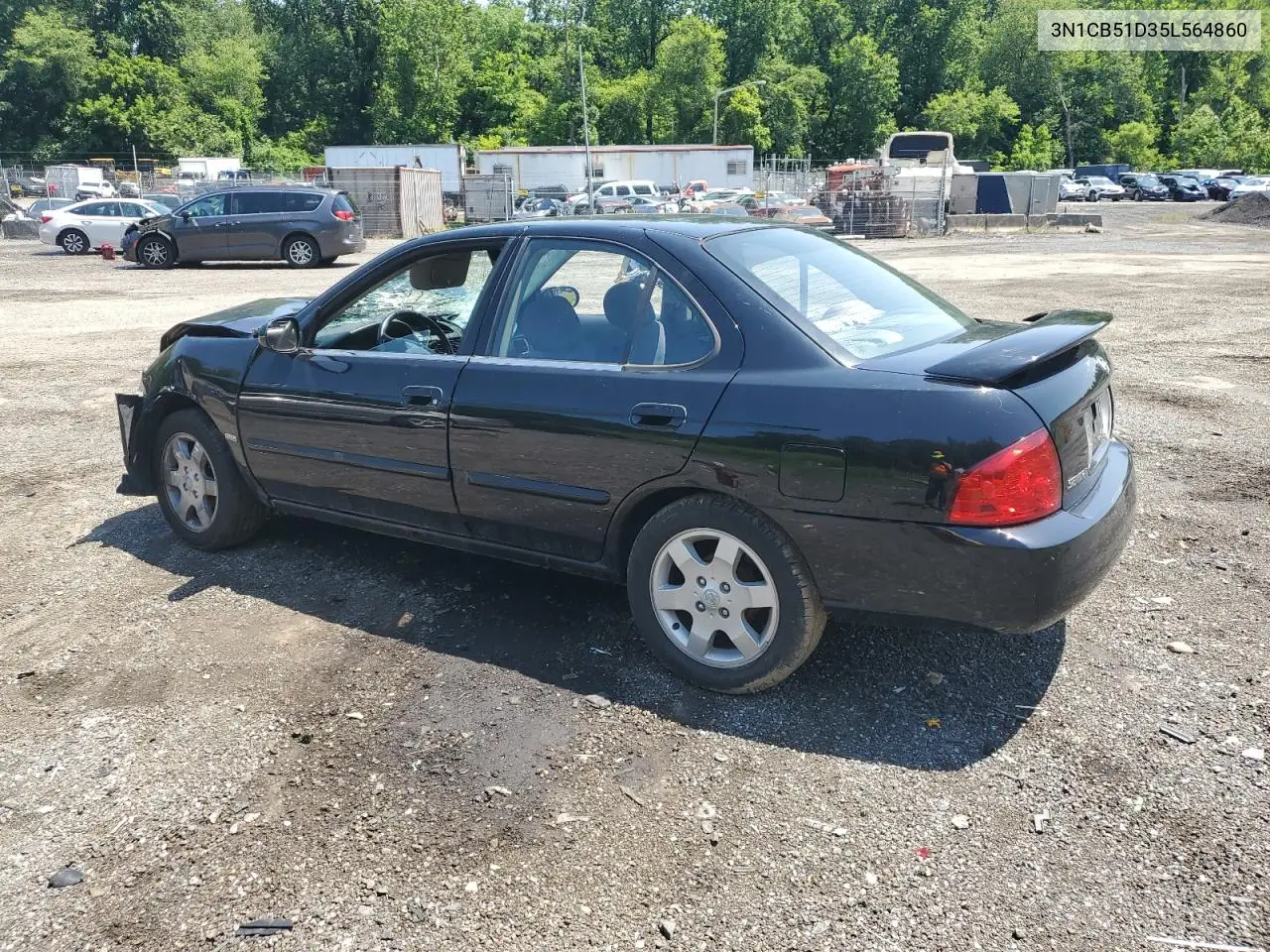 2005 Nissan Sentra 1.8 VIN: 3N1CB51D35L564860 Lot: 61165435