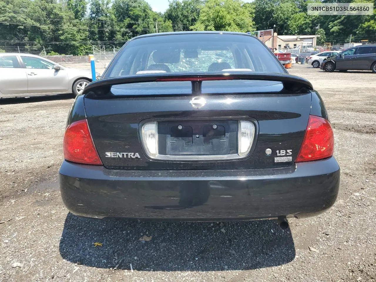 2005 Nissan Sentra 1.8 VIN: 3N1CB51D35L564860 Lot: 61165435