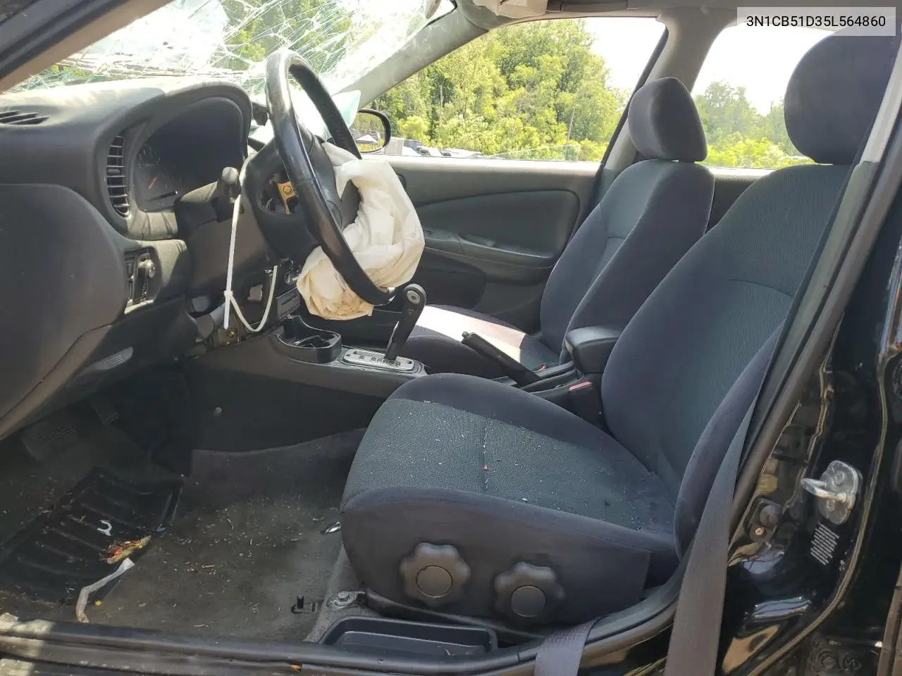 2005 Nissan Sentra 1.8 VIN: 3N1CB51D35L564860 Lot: 61165435