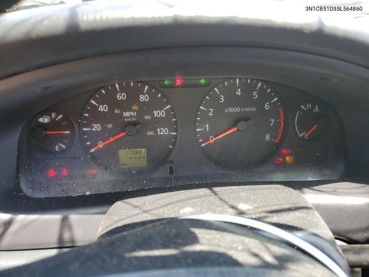 2005 Nissan Sentra 1.8 VIN: 3N1CB51D35L564860 Lot: 61165435